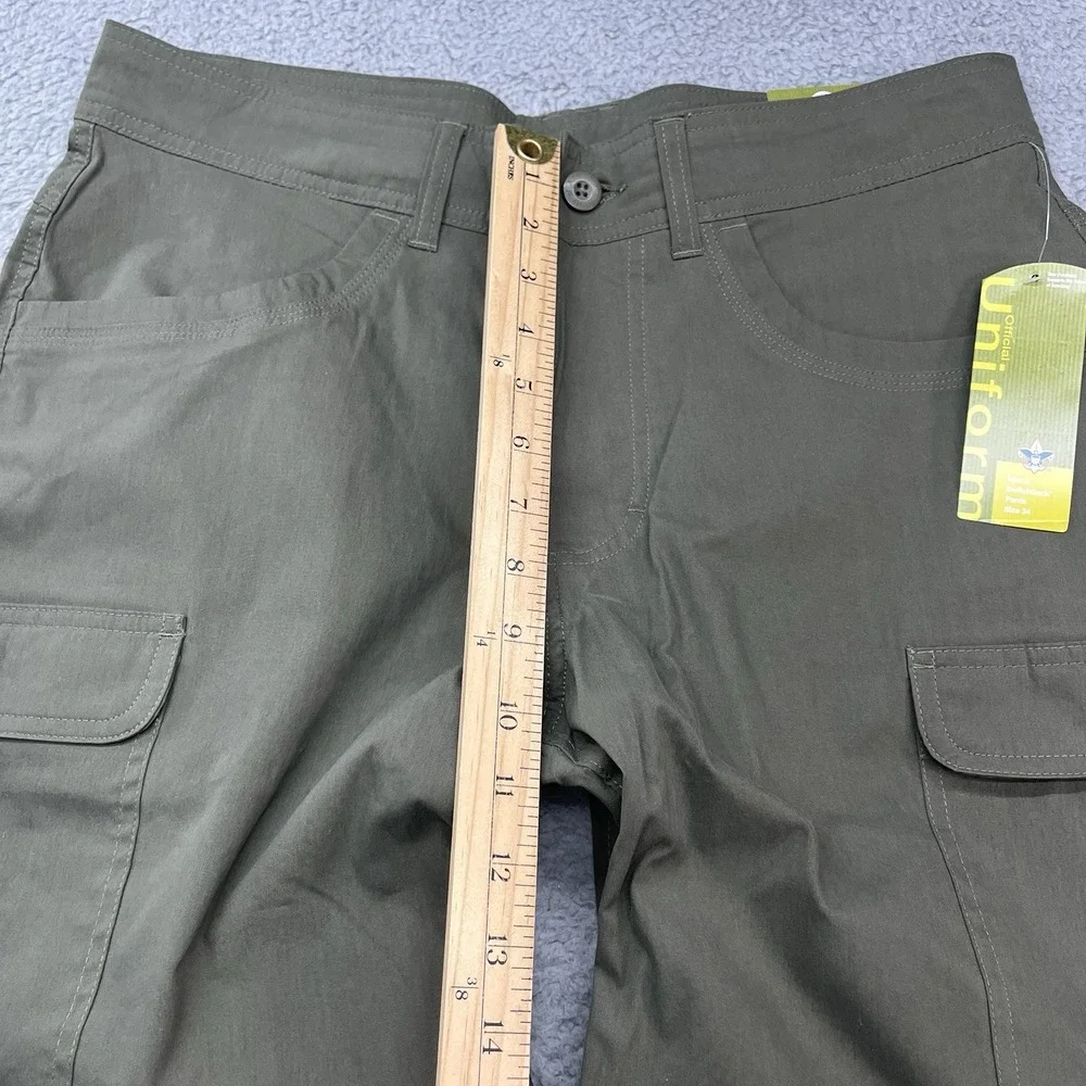 Boy Scouts of America Pants Mens 34 Uniform Switchback Convertible Unhemmed NEW